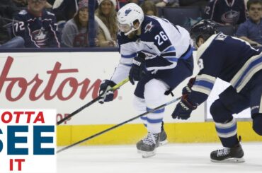 GOTTA SEE IT: Blake Wheeler Lights Up Blue Jackets With Four-Goal Performance