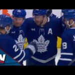 Morgan Rielly Buries Point-Shot Wrister Through Traffic To Bring Maple Leafs Within One