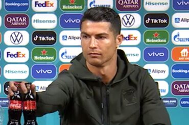 Cristiano Ronaldo HATES Coca-Cola