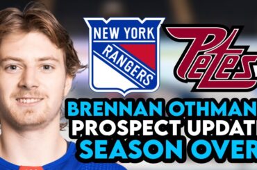 New York Rangers Prospect Brennan Othmann's Season Is OVER | Rangers Prospect Update!