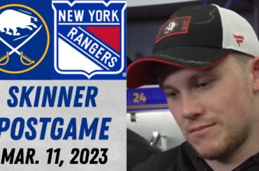 Jeff Skinner Postgame Interview vs New York Rangers (3/11/2023)