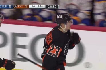 Oskar Lindblom Goal - Flyers vs Sabres (4/11/21)
