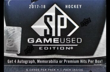 Box Busters: 2017-18 SP Game Used Hockey