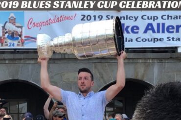 2019 Stanley Cup Celebration w/Blues Goalie Jake Allen