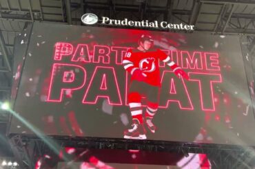 NJ Devils Ondrej Palat Gives Devils 8-4 Lead vs. Carolina Hurricanes Game 3 IN ARENA CAM