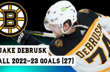 Jake DeBrusk (#74) All 27 Goals of the 2022-23 NHL Season