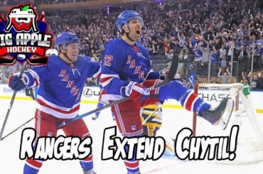 Rangers EXTEND Filip Chytil! Our LIVE REACTIONS! | Big Apple Hockey