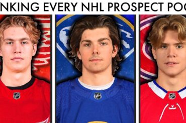 RANKING EVERY NHL PROSPECT POOL, WORST TO BEST!  (Top 32 Team Prospect Rankings & NHL Trade Rumors)