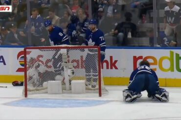 Tom Wilson Runs Over Jack Campbell