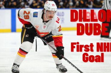 Dillon Dube #29 (Calgary Flames) first NHL goal Nov 21, 2018