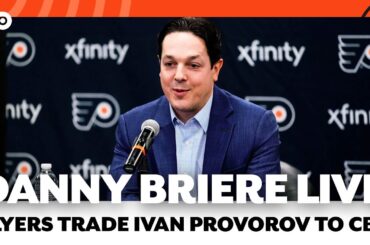 'We're open for business' Danny Briere press conference after Flyers trade Provorov to Blue Jackets