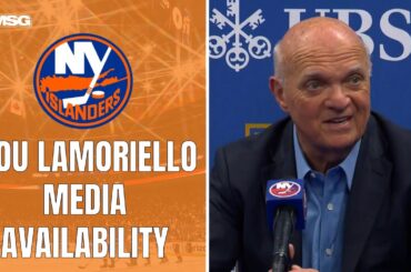 New York Islanders President & General Manager Lou Lamoriello Media Availablity | New York Islanders