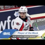 Spitfires' Wyatt Johnston Named OHL Player of the Week