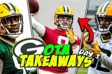 BIGGEST Takeaways from Packers OTA Practice Day 3 | Sean Clifford Impresses!