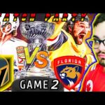 Florida Panthers Vs Vegas Golden Knights GAME 2 - Live NHL Stanley Cup FINALS 🏆 WATCH PARTY