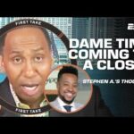 CJ McCollum ALL SMILES over Stephen A.’s Damian Lillard advice 😬 | First Take