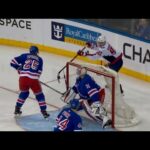 Kuznetsov tries 'lacrosse' move and almost succeeds