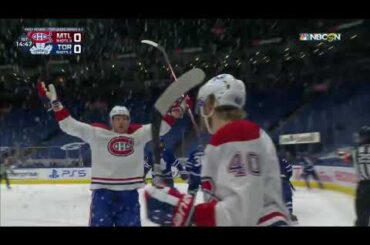 Joel Armia Scores Early To Make It 1-0 For The Habs in Game 5 Against The Leafs