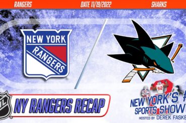 Julien Gauthier’s Deflection Breaks Scoreless Tie In New York Rangers Win At San Jose Sharks