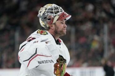 Chicago Blackhawk Goalie Alex Stalock