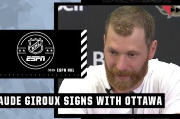 'It made a lot of sense' - Claude Giroux reacts to signing 3-yr deal with Senators | NHL on ESPN