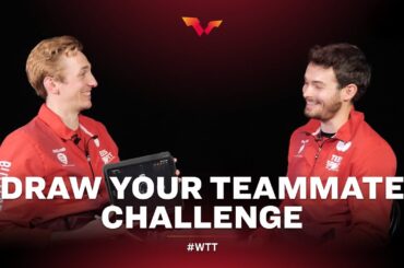 Draw Your Teammate Challenge | Liam Pitchford & Sam Walker