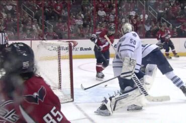 Marcus Johansson Misses Wide Open Net - Leafs @ Capitals - 03/11/2012