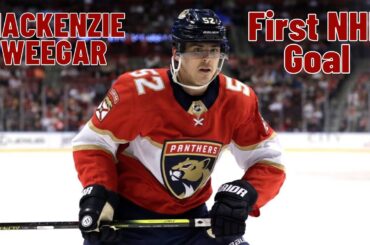 MacKenzie Weegar #52 (Florida Panthers) first NHL goal Oct 20, 2017