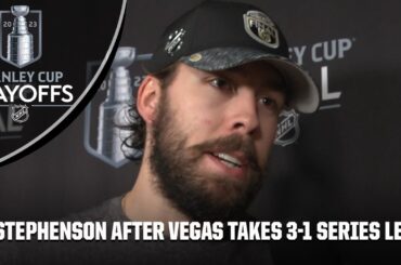 Chandler Stephenson reacts to Vegas’ Game 4 win to take 3-1 series lead | Stanley Cup Final