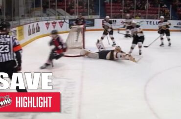 SAVE || Logan Thompson || January 13, 2018 vs Medicine Hat Tigers