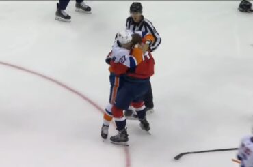 Anders Lee Late Hit On Nicklas Backstrom, John Carlson Starts Hugging Match(Islanders Feed)