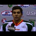 USHL in Russia - Musketeers Ufa practice - Austin Chavez