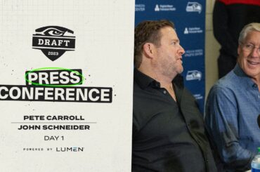 "We're Really Excited About What Just Happened" | Seahawks 2023 NFL Draft Day 1 Press Conference