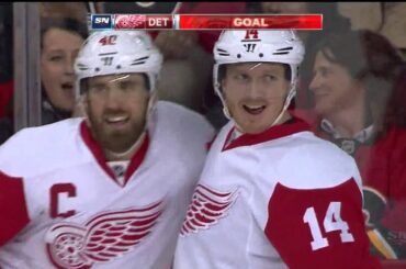 5 tape to tape passes leads to the Gustav Nyquist Powerplay goal