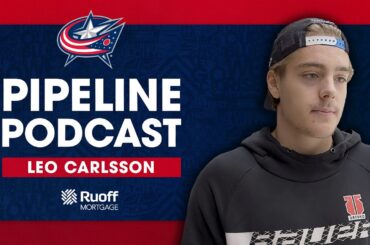 Get to know Leo Carlsson - Columbus Blue Jackets at the NHL Scouting Combine | Pipeline Podcast