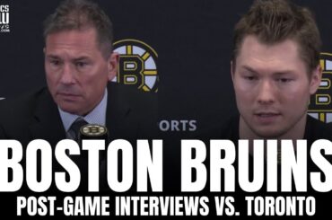 Bruce Cassidy & Curtis Lazar on How Bruins Matchup vs. Toronto: "They Were Clearly Better Than Us"