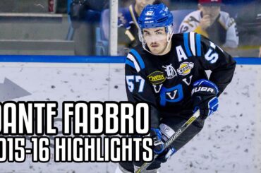 Dante Fabbro | 2015-16 Highlights | Penticton Vees