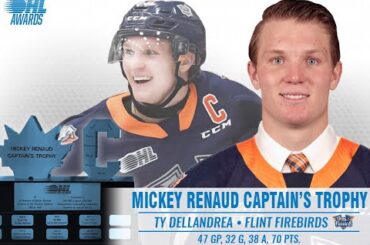 2019 - 2020 OHL Award | Mickey Renaud Trophy | Ty Dellandrea