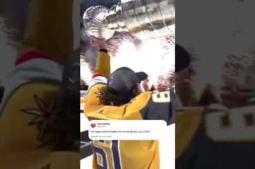 Was The Vegas Golden Knights Winning The Stanley Cup A Canon Event?