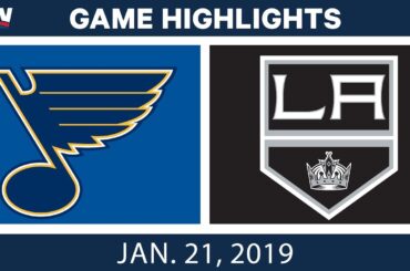 NHL Highlights | Blues vs. Kings - Jan. 21, 2019