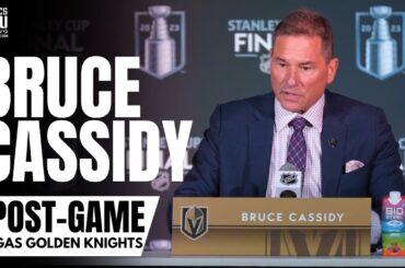 Bruce Cassidy Reacts to Vegas Golden Knights Being 1 Game Away from Stanley Cup Champions