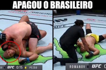 MARCOS PEZÃO VS ALEXANDR ROMANOV RESULTADO LUTA UFC