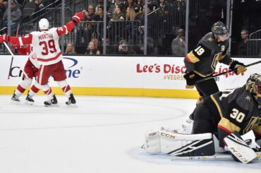 Dylan Larkin sets up Anthony Mantha for OT winner