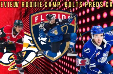 Preview Florida Panthers, Carolina Hurricanes, Tampa Bay Lightning Rookie Camps.