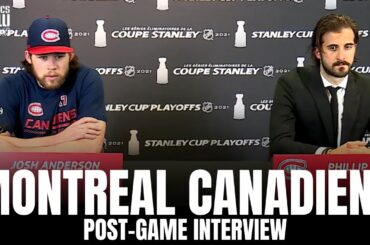 Josh Anderson & Phillip Danault on Carey Price "Incredible" & Winning Game 3 vs. Vegas for Ducharme