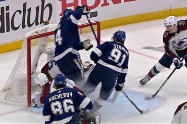 Darcy Kuemper Chased From the Goal After Pat Maroon Scores to Make it 5-2 Lightning