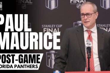 Paul Maurice Reacts to Florida Panthers Losing Stanley Cup Finals vs. Vegas & Reveals Tkachuk Injury