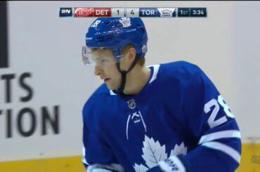 Connor Brown Goal - 2017 Season: Toronto Maple Leafs VS Detroit Red Wings 2017-10-18