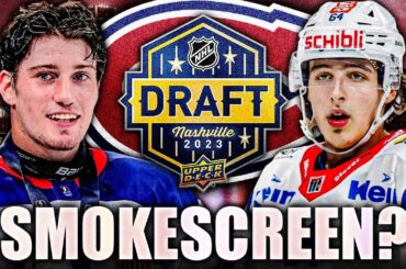 HABS SMOKESCREEN FOR 2023 NHL DRAFT? DRAFTING DAVID REINBACHER OR RYAN LEONARD? Montreal Canadiens