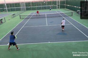 Tennis Practice | Doubles | Armand/Phong vs Gary/Scott